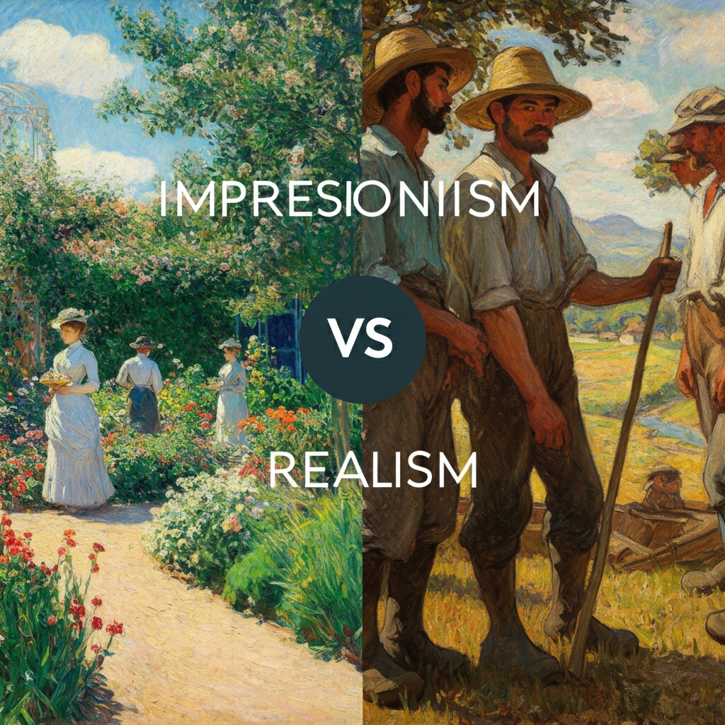 Impressionism vs. Realism